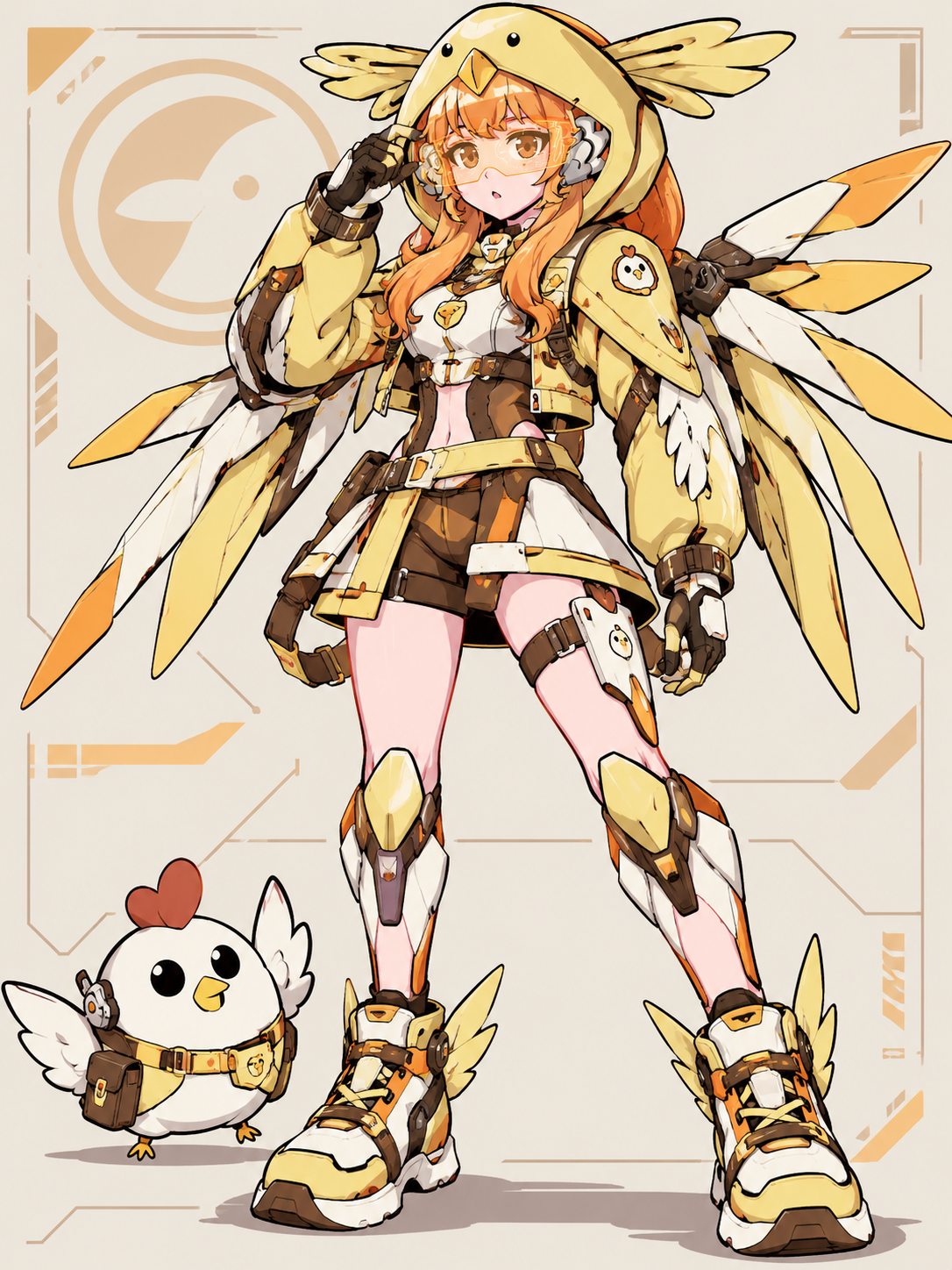 Cyber Avian Mecha Pilot