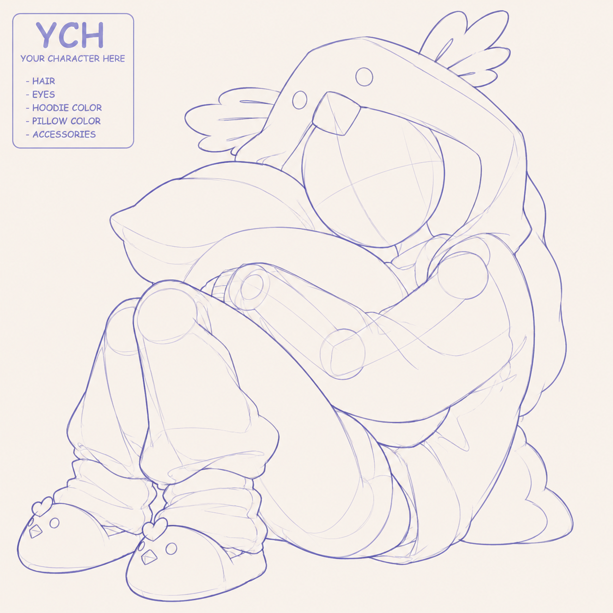 Base YCH Pose Blueprint